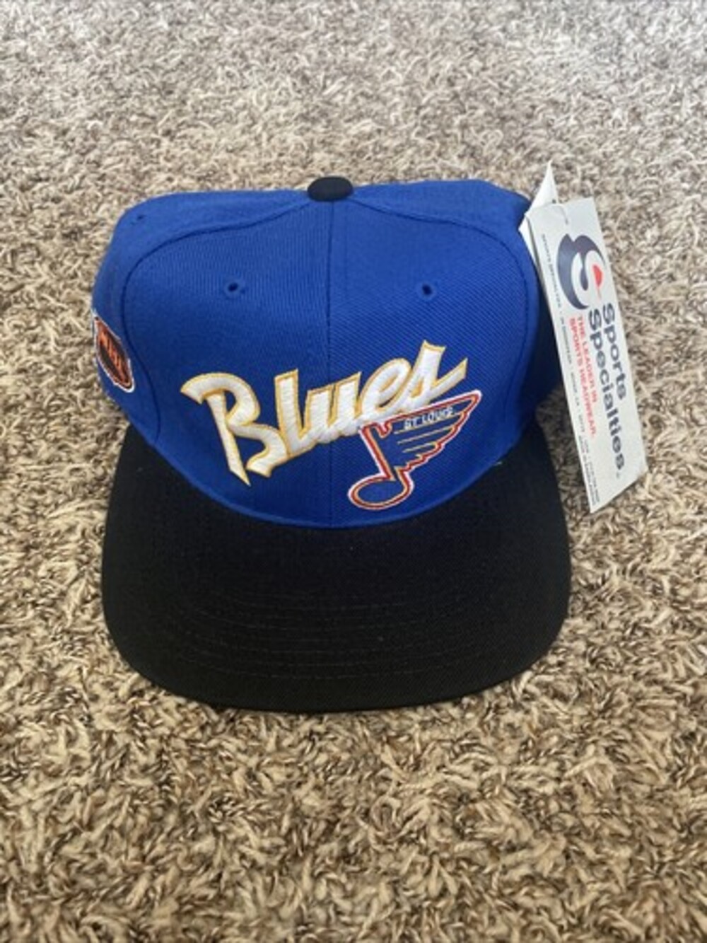 Vintage Sports Specialties NHL St Louis Blues Fitted Hat NWT New Size 6 7/8